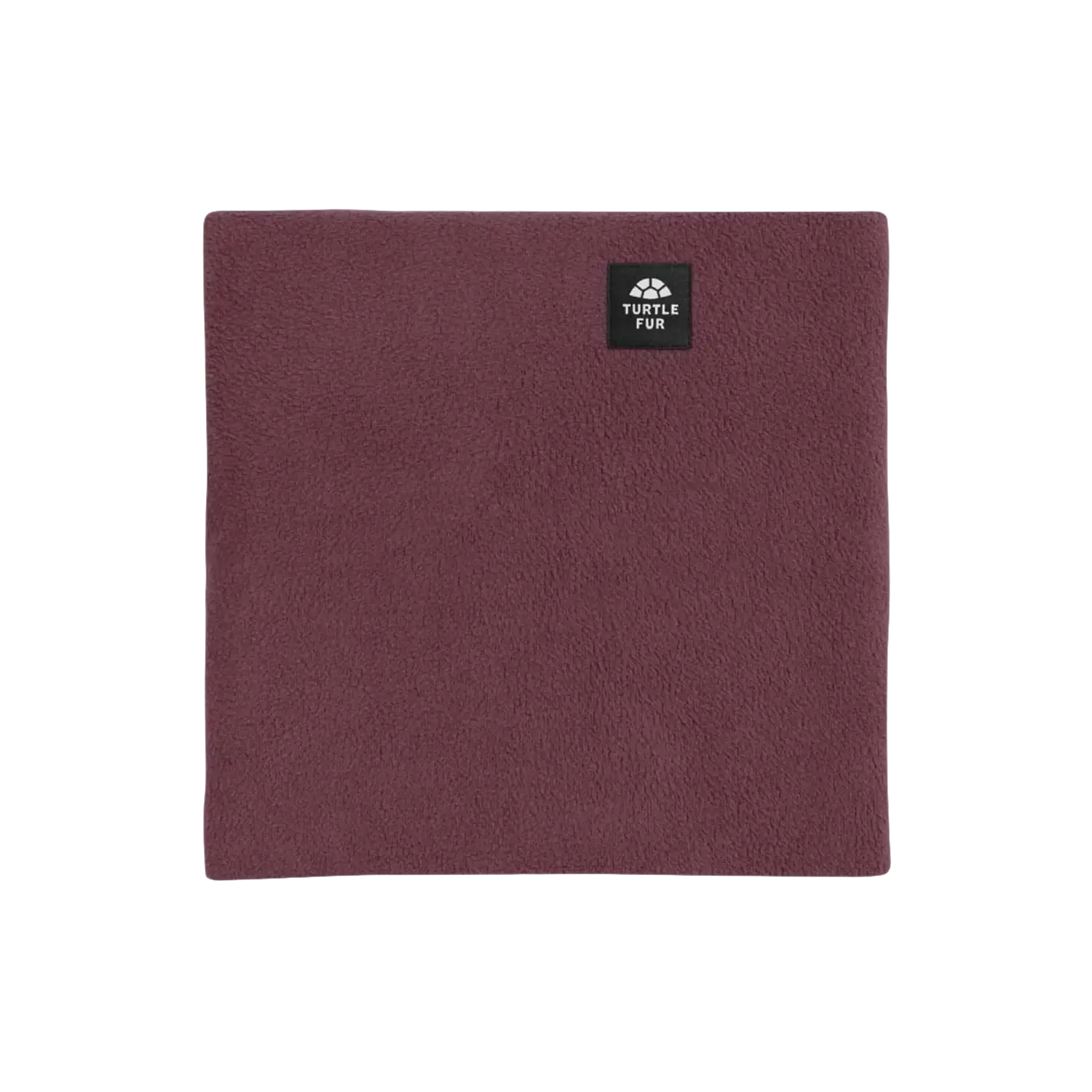 Turtle Fur Chelonia 150 Double-Layer Fleece Neck Warmer in cherry laquer