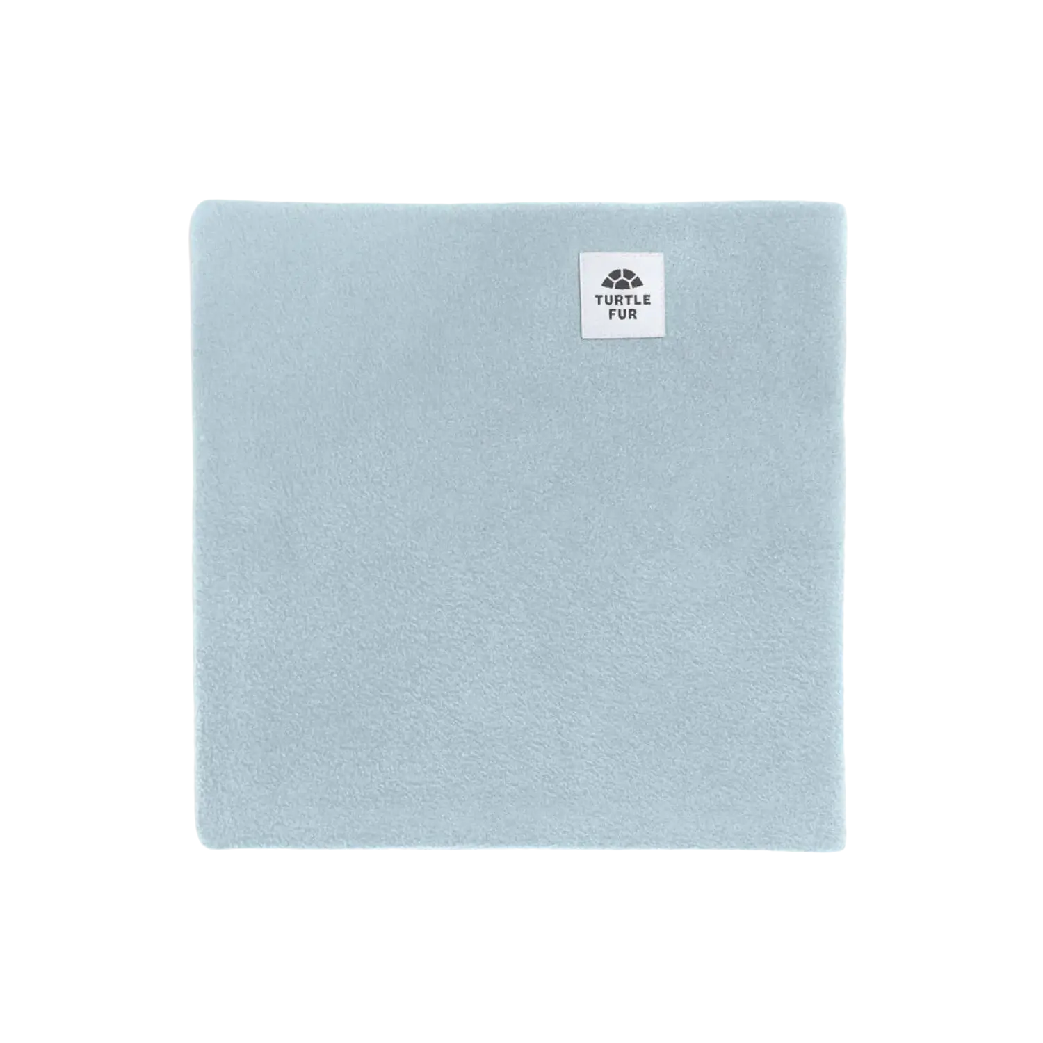 Turtle Fur Chelonia 150 Double-Layer Fleece Neck Warmer in ice blue, flat front view