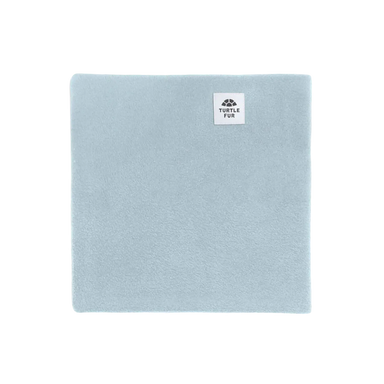 Turtle Fur Chelonia 150 Double-Layer Fleece Neck Warmer in ice blue, flat front view