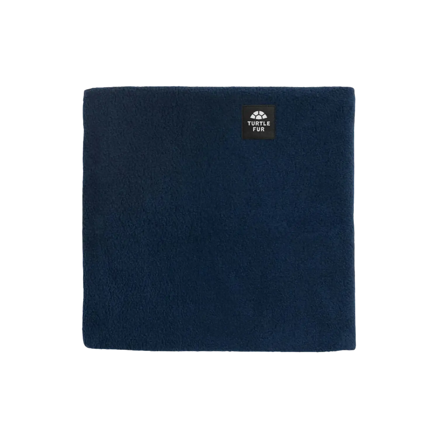 Turtle Fur Chelonia 150 Double-Layer Fleece Neck Warmer in navy, flat front view