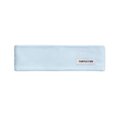 Turtle Fur Chelonia Double-Layer Headband in ice blue, flat front