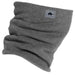 Turtle Fur Double-Layer Neck Warmer, Charcoal, side view 