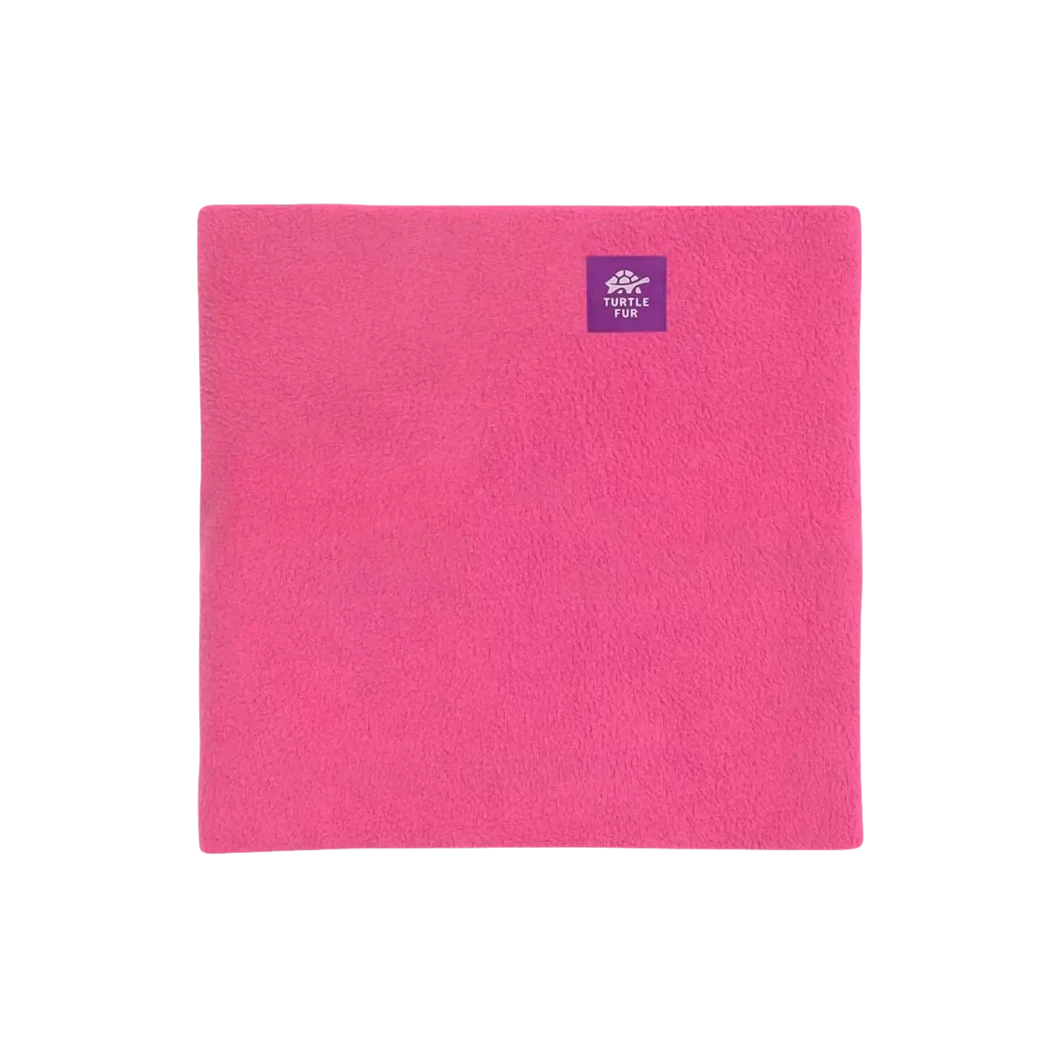 Youth Double-Layer Neck Warmer in popping pink, front view