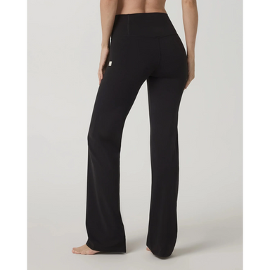 Vuori Women's Vuori AllTheFeels™ Straight Leg in Black, back view on model 