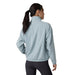 vuori womens aspen half zip in chalk blue back model view