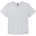 Vuori Women's Lux Tee in light grey heather, flat front