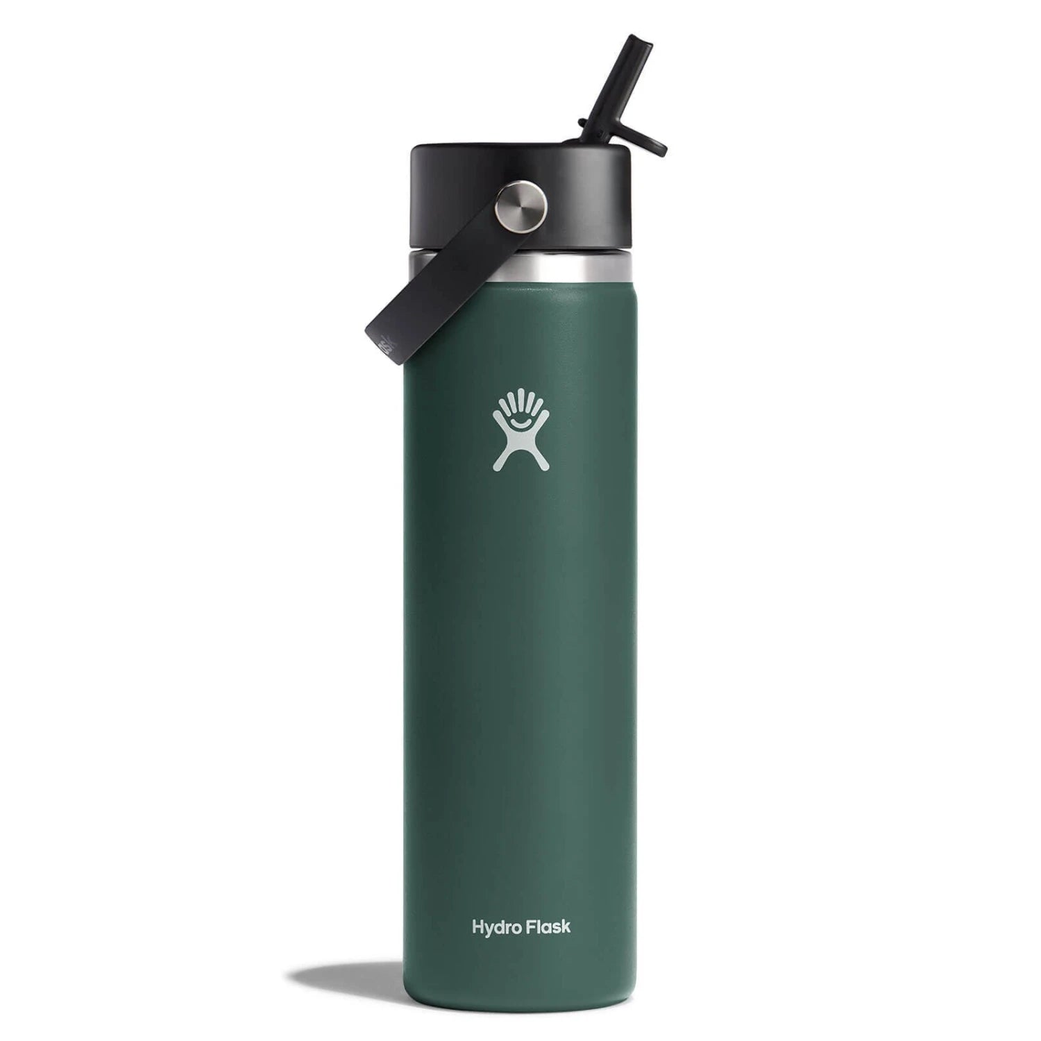 Hydro Flask 24oz Wide Mouth with Flex Straw Cap in fir