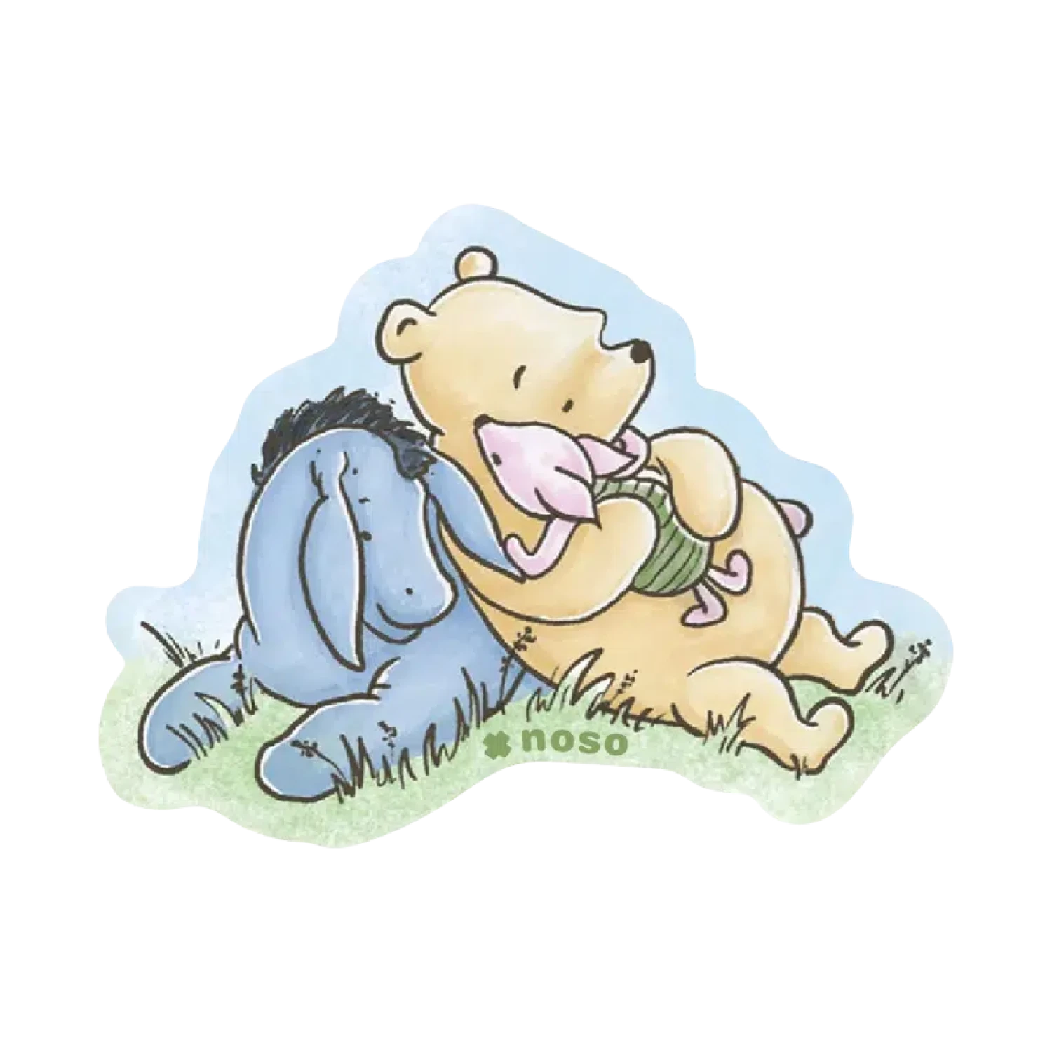 NoSo Gear Repair Patch in winnie the pooh classic