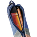 With 36 Colored Pencil Set, case open with colors and pencil inside
