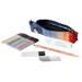 With 36 Colored Pencil Set side angled view, all items included