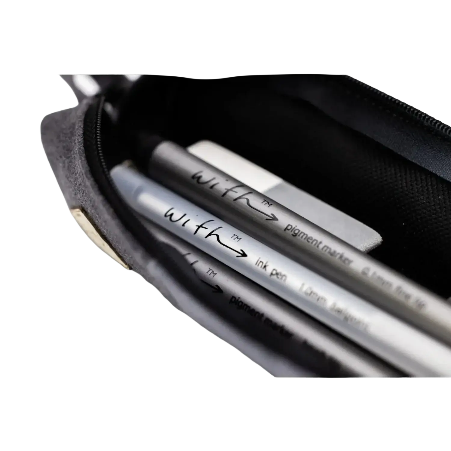 With The Grayscale Set, open view pens inside