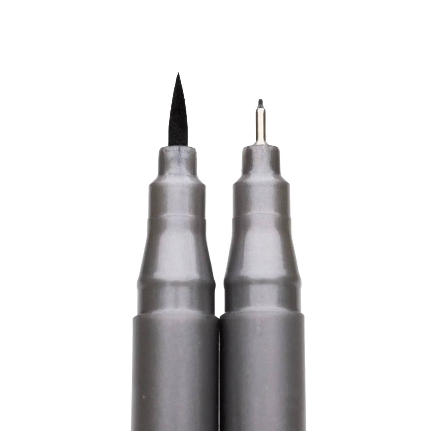 With The Grayscale Set, pen and marker tip