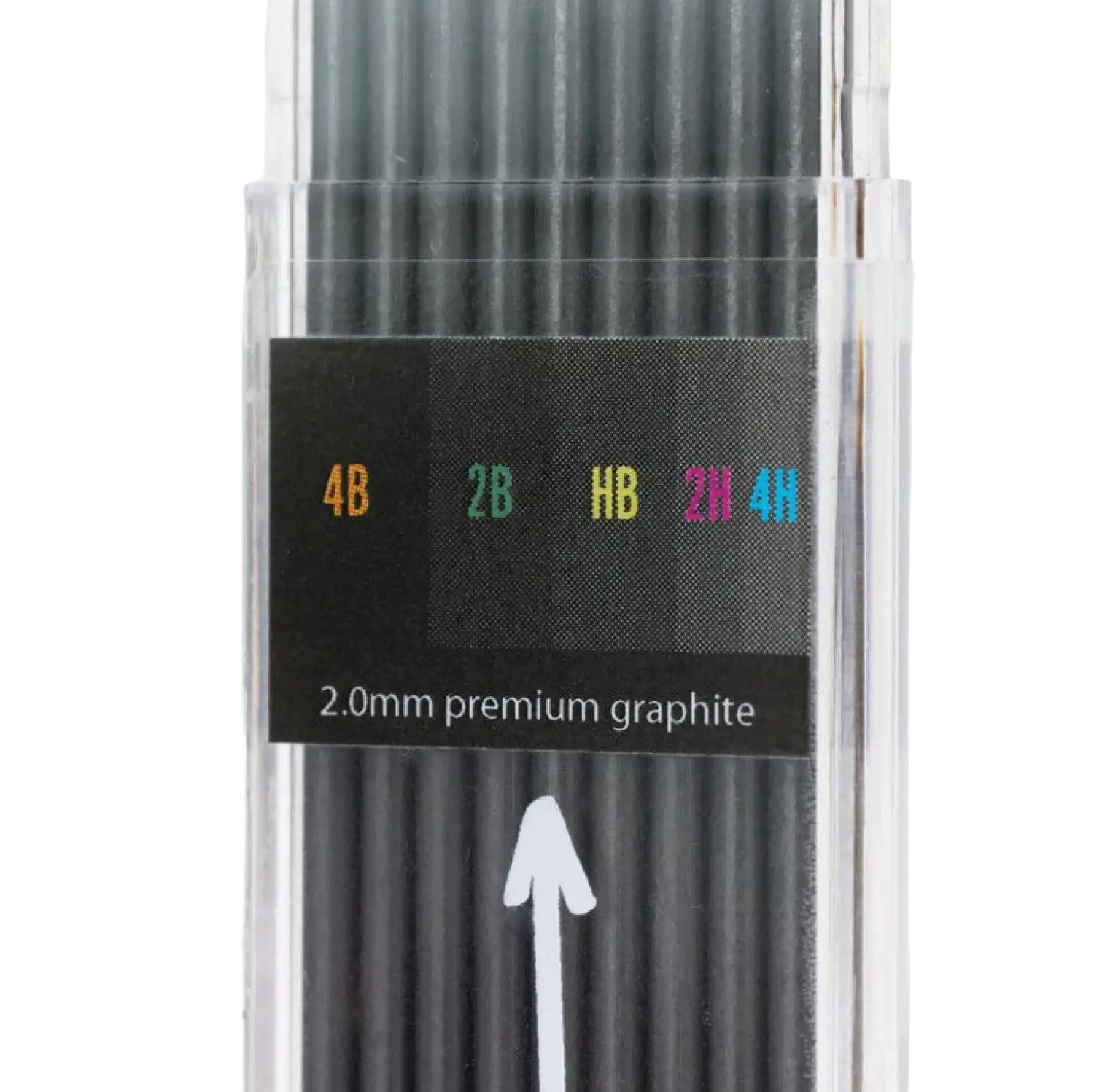 With The Grayscale Set, pencil lead hardness