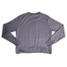 bearcub outfitters womens performance tech crewneck sweatshirt in dusky orchid back flat view