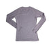 bearcub outfitters womens performance tech long sleeve in lilac heather back flat view