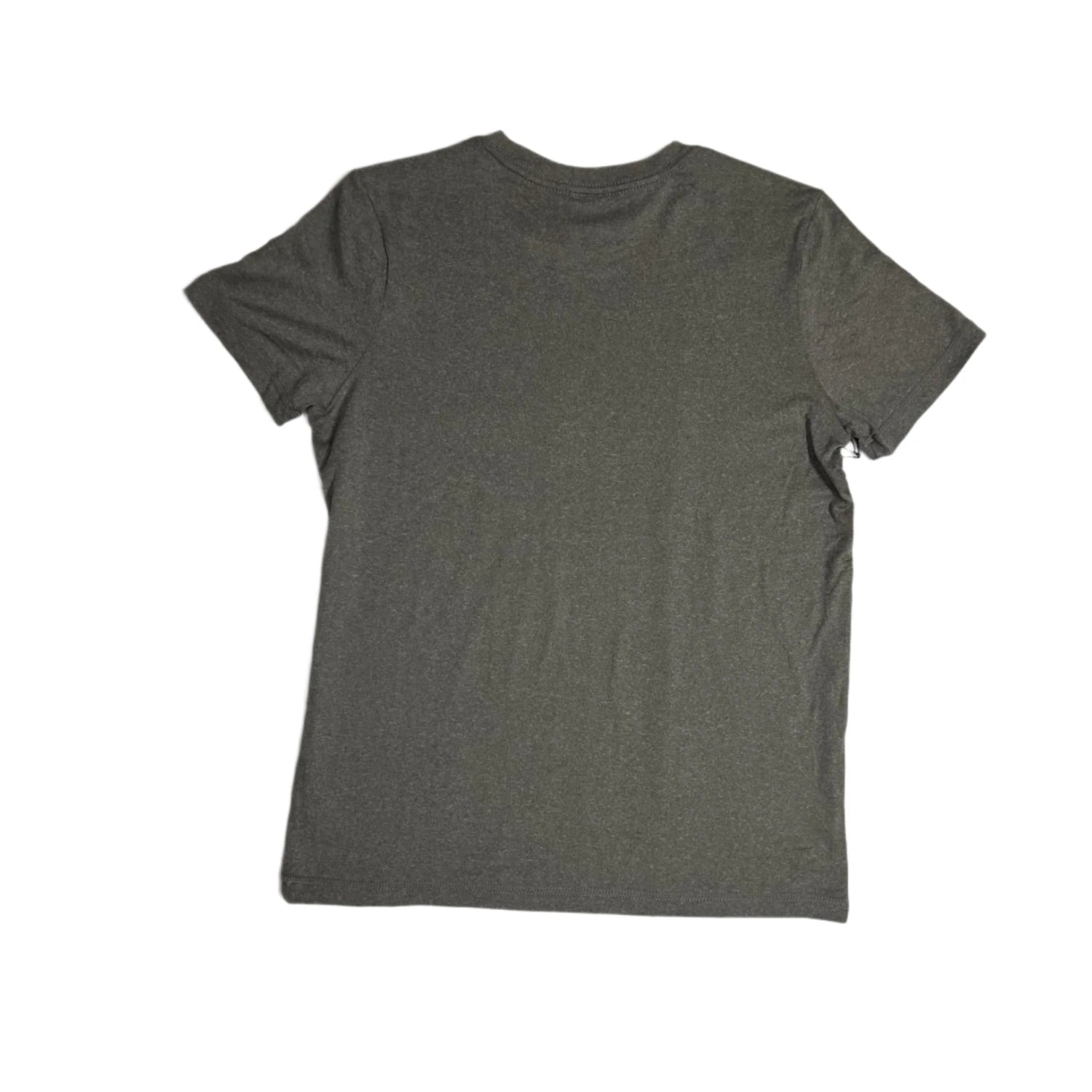 bearcub outfitters womens performance tech short sleeve in heather classic grey back flat view 