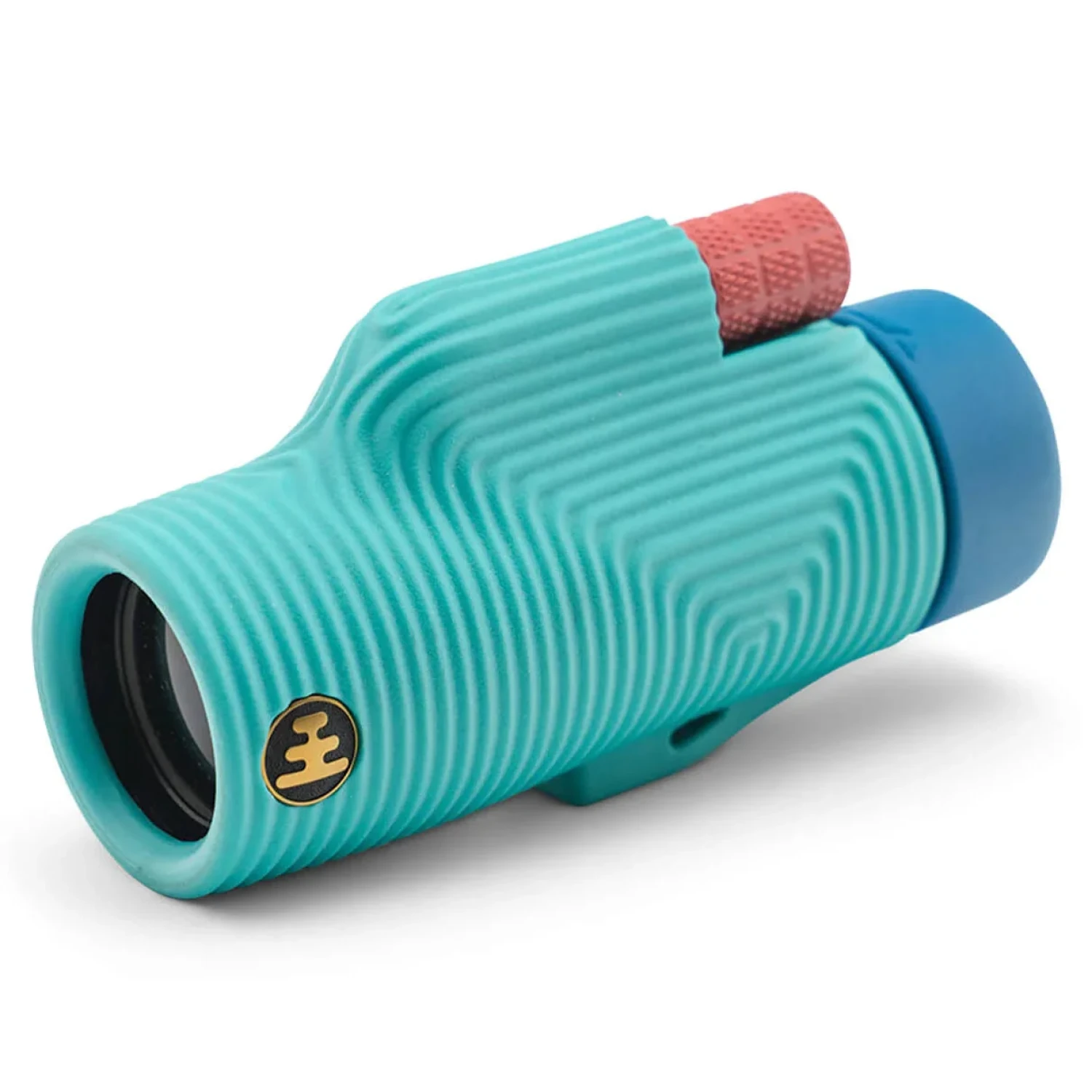NOCS Zoom Tube 8x32 in tahitian blue, front angled view