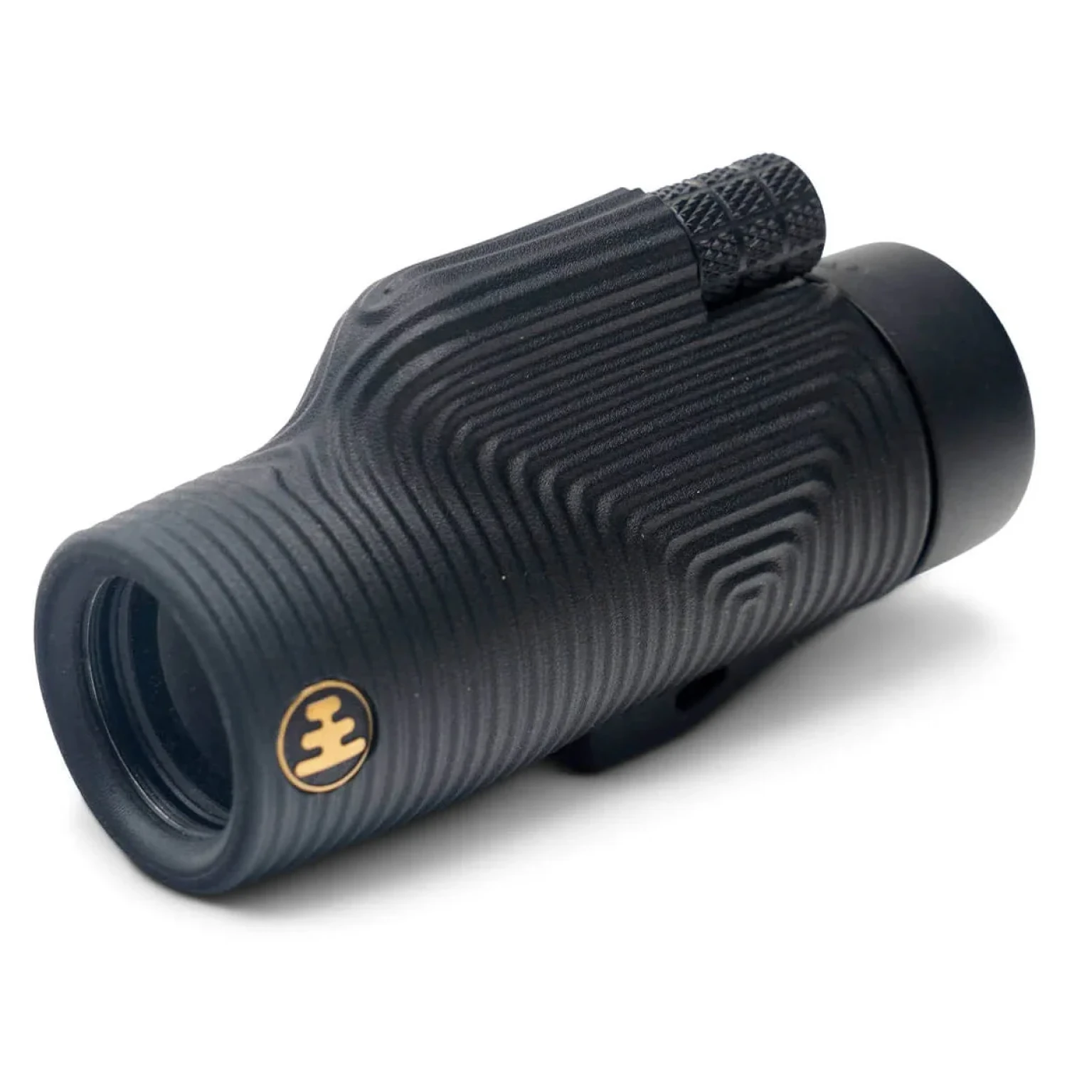 NOCS Zoom Tube 8x32 in obsidian black, front angled view