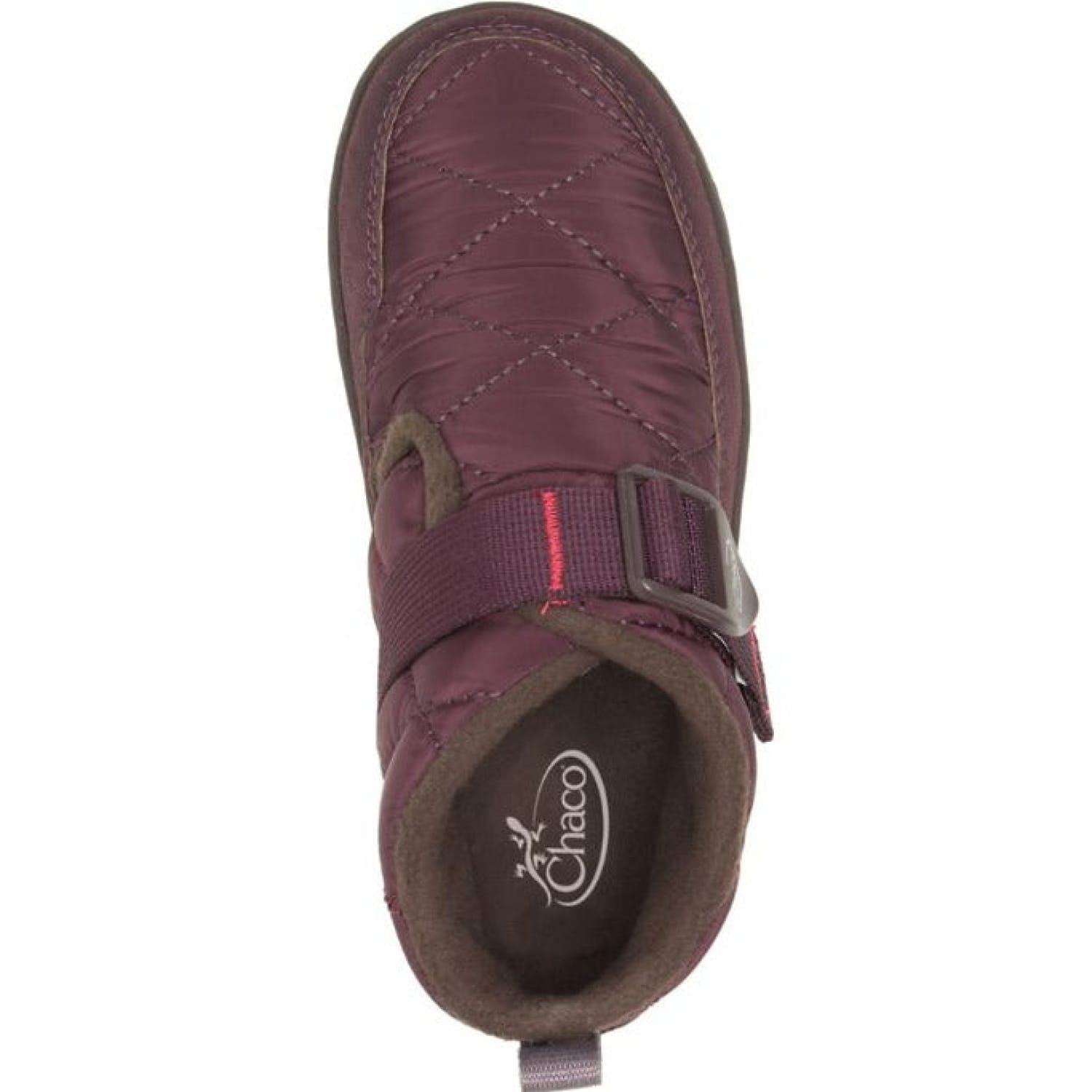 Chaco Kids' Ramble Puff in Plum | Fleece Lined, Weather Resistant Kids' Shoe top view