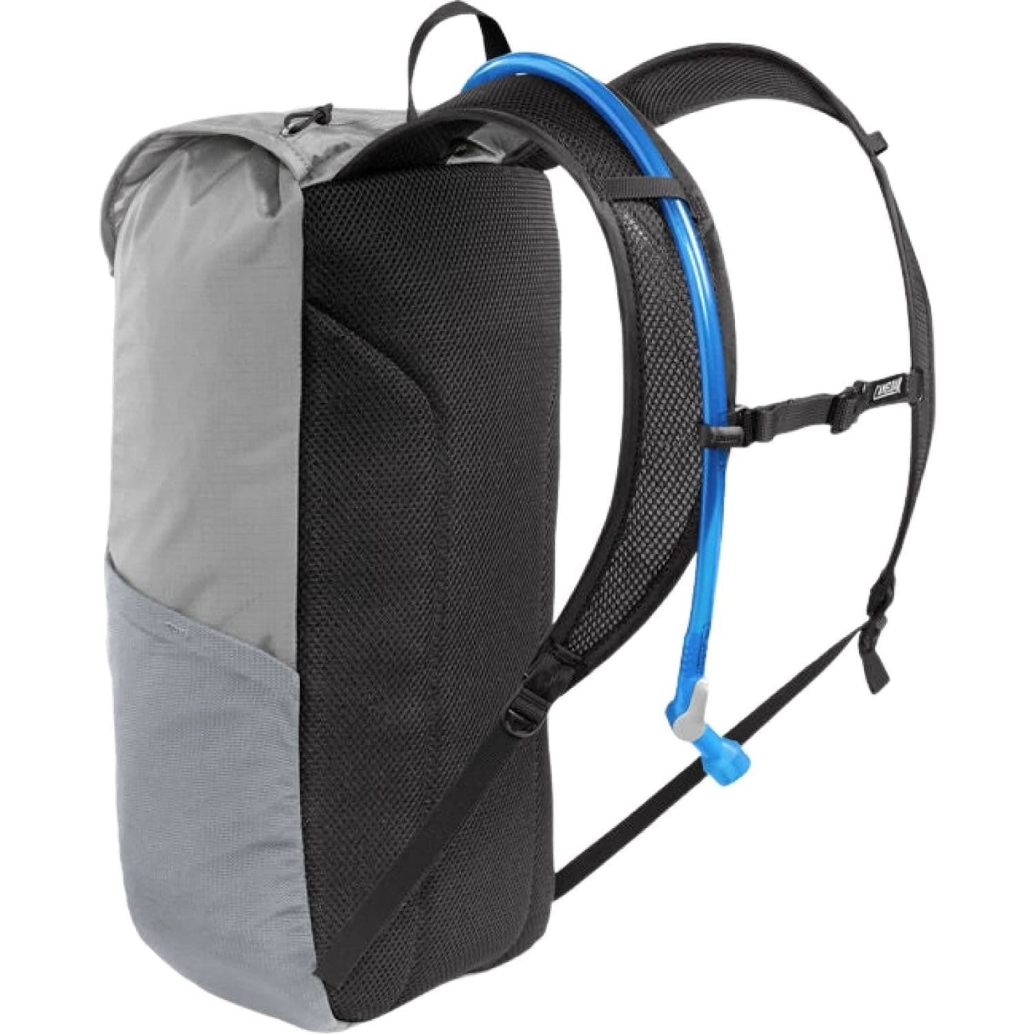 Camelbak Arete™ 18 Hydration Pack 50 oz, Drizzle Monument, back & side view 
