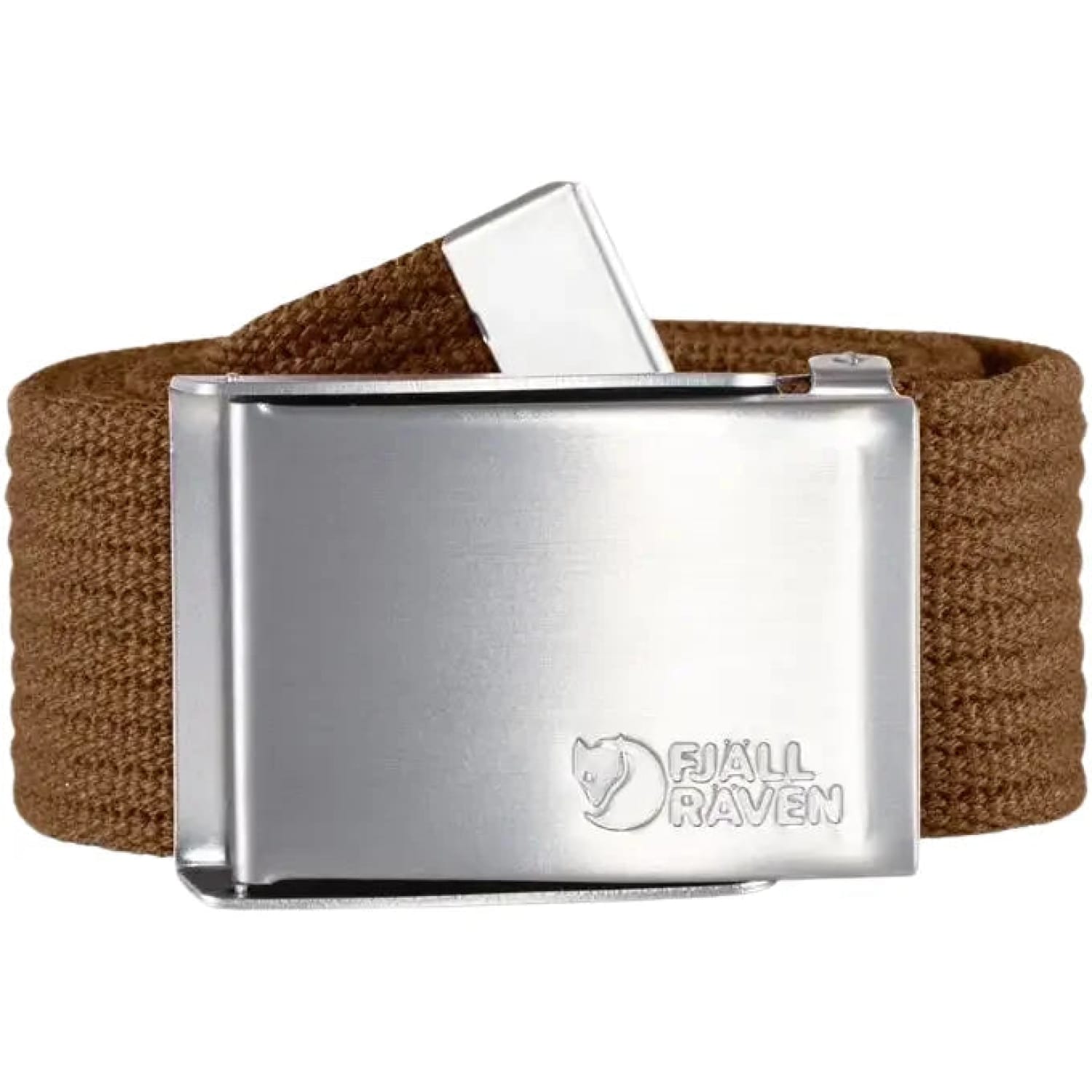 Fjallraven Canvas Belt, Timber Brown, front view 