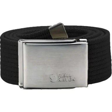 Fjallraven Canvas Belt, Black, front view 