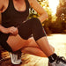 Incrediwear Knee Sleeve | Joint Pain Relief black lifestyle run
