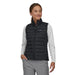 Patagonia W's Down Sweater Vest, Black, front view on model