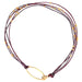 Bronwen Jewelry's Radiance Bracelet Mixed Purples Gold View