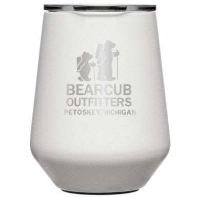 Camelbak Bearcub Logo Insulated Wine Tumbler 12oz  white front