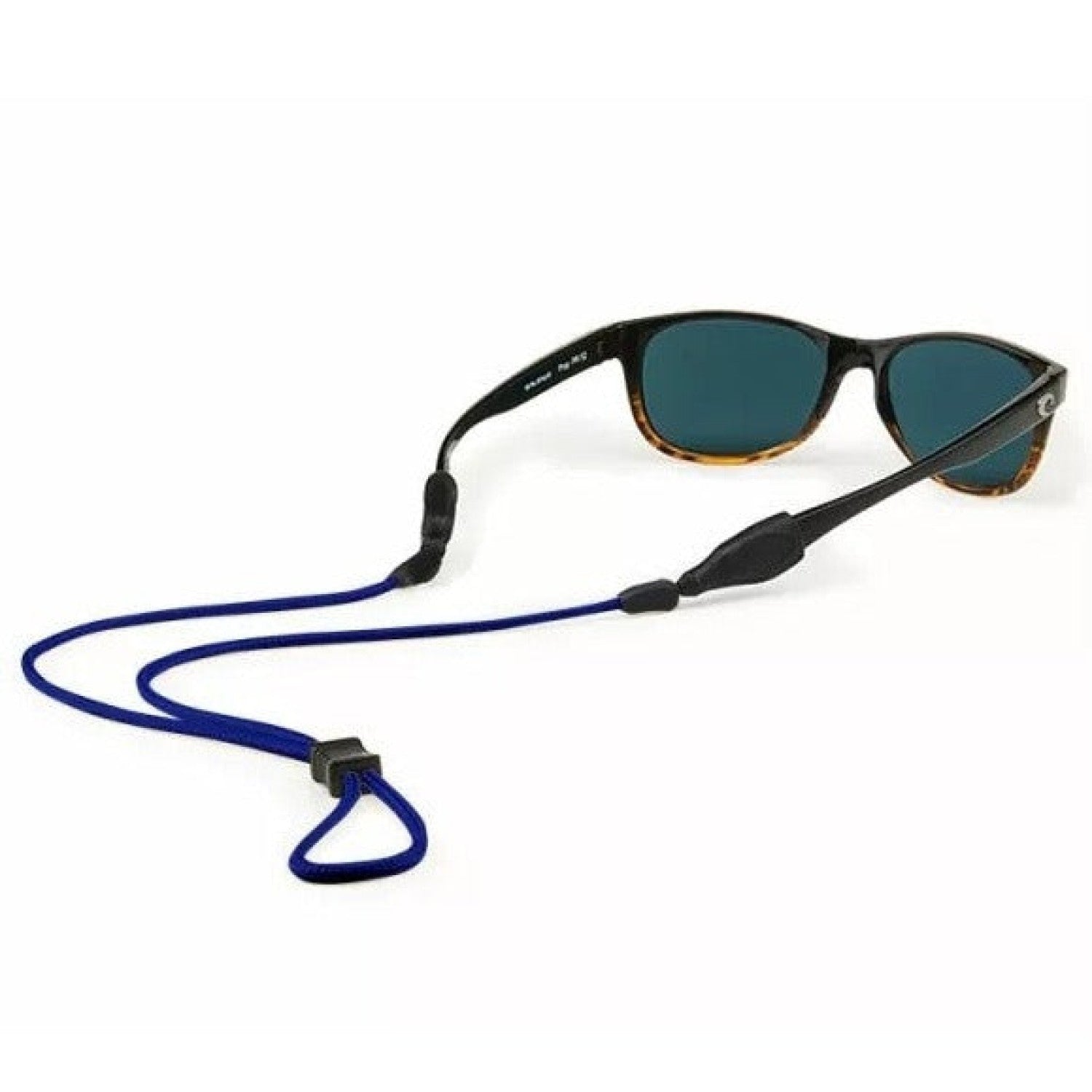 Croakies Eyewear Retainers Terra System Adjustable XL End in electric blue