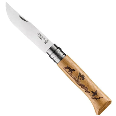 Opinel No.08 Wildlife Knife Hunting Dog Side View