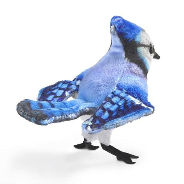 Mini Blue Jay Finger-Puppet