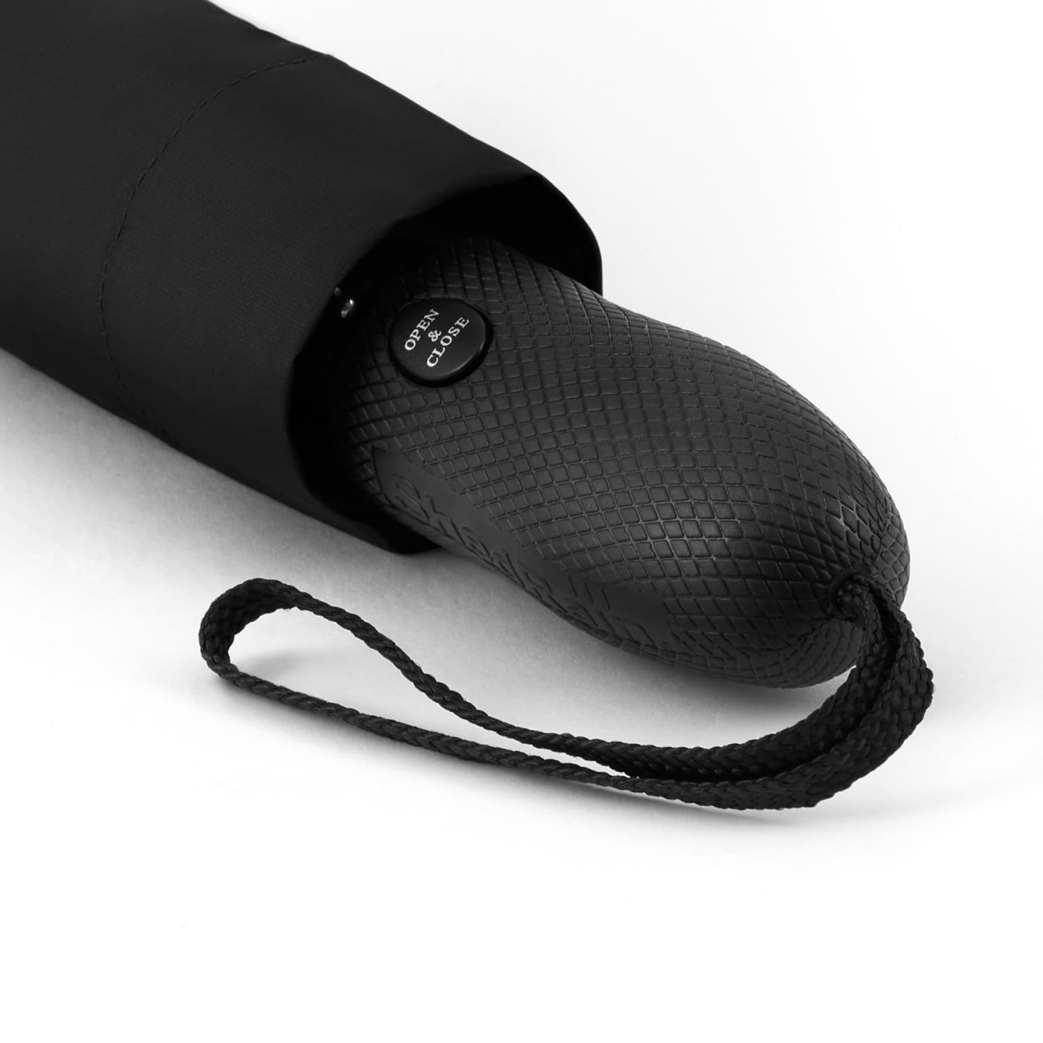 ShedRain Windjammer Umbrella black handle with auto open close button