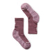 Smartwool Kids' Hike Light Cushion Crew Socks pair argyle purple