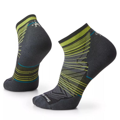Run Targeted Cushion Pattern Ankle Socks in black pair